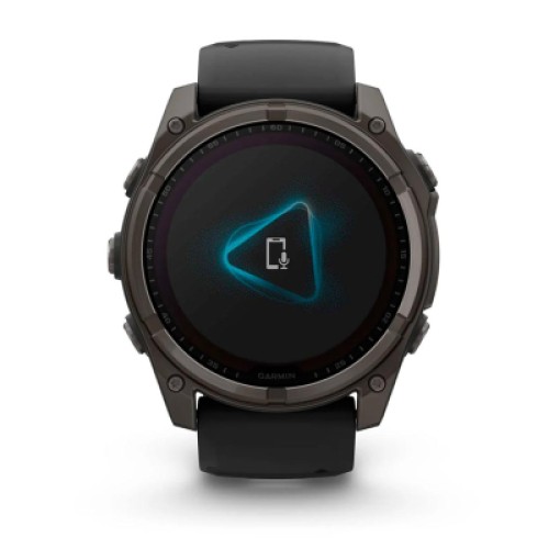 Смарт-часы Garmin fenix 8 51mm,Saph Solar,CrbnGry Ti/Blk,Blk/PblGryBnd (010-02907-11)
