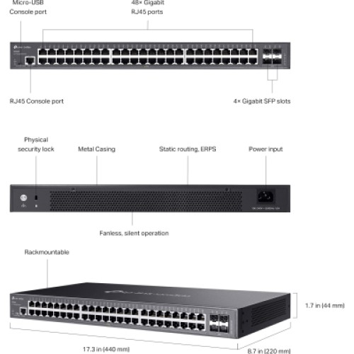 Коммутатор сетевой TP-Link SG3452