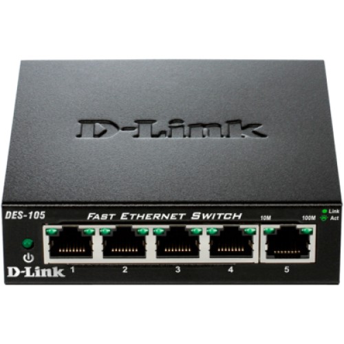 Коммутатор сетевой D-Link DES-105