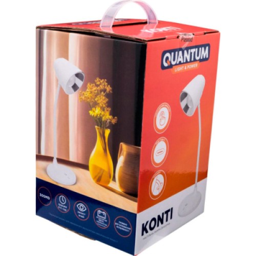 Настольная лампа Quantum KONTI LED з USB (QM-TL1050)