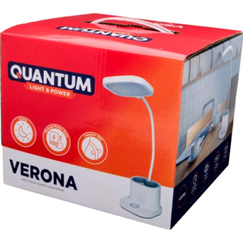 Настольная лампа Quantum VERONA LED з Power Bank (QM-TL1062)