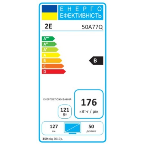 Телевизор 2E 2E-50A77Q