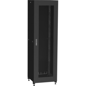 Шафа напольна Ipcom 42U 19" 600x1000 (С-42U-06х10-ДC-ПГ-9005)