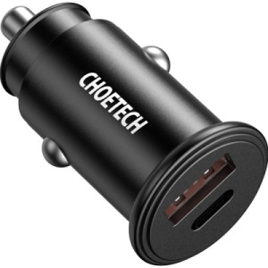 Зарядное устройство Choetech 2xUSB 40W (2xUSB-C) PD3.0 20W (TC0008-V2-BK)