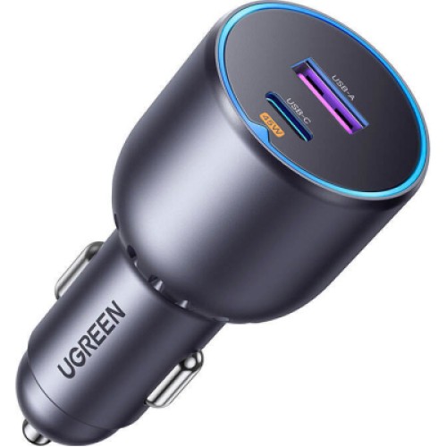 Зарядное устройство Ugreen 2xUSB 63W (USB-C+USB-A) QC3.0 (EC701) (35023)
