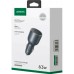 Зарядное устройство Ugreen 2xUSB 63W (USB-C+USB-A) QC3.0 (EC701) (35023)