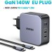 Зарядное устройство Ugreen 3xUSB 140W (2хUSB-C+USB-A) Gan CD289 with C to C Cable 1.5m (90549)