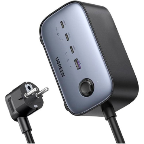 Зарядное устройство Ugreen 4xUSB 100W Nexode Pro (3хUSB-C+USB-A+2хSchuko) CD270 (60167)