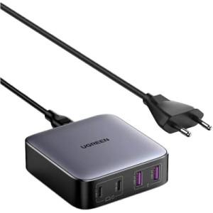 Зарядное устройство Ugreen 4xUSB 65W (2хUSB-C+2xUSB-A) Gan CD327 (90747)