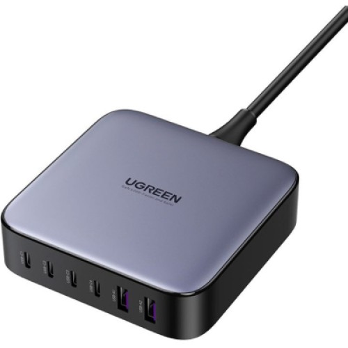 Зарядное устройство Ugreen 6xUSB 200W (4хUSB-C+2xUSB-A) Gan CD271 (40914)