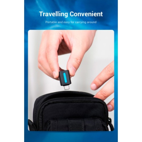 Переходник USB 2.0 Type-C to USB AF (OTG) VENTION (CDTB0)