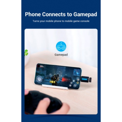 Переходник USB 2.0 Type-C to USB AF (OTG) VENTION (CDTB0)