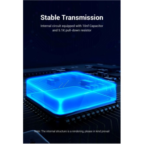 Переходник USB 2.0 Type-C to USB AF (OTG) VENTION (CDTB0)