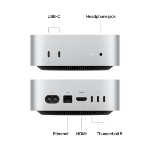 Компьютер Apple A3239 Mac mini / Apple M4 Pro(12C CPU/16C GPU), 24, 512 (MCX44UA/A)