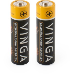 Батарейка AA LR6 Alkaline 2pcs Blister Vinga (VJABAA2)