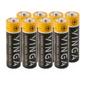 Батарейка AA LR6 Alkaline 8pcs Blister Vinga (VJABAA8)