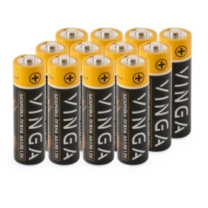 Батарейка AA LR6 Alkaline 12pcs Blister Vinga (VJABAA12)