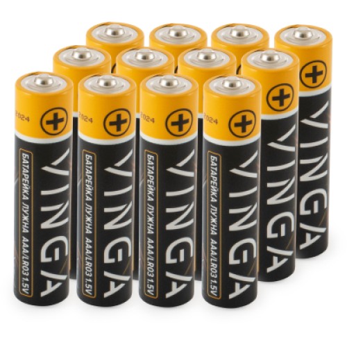 Батарейка AAA LR03 Alkaline 12pcs Blister Vinga (VJABAAA12)