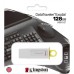 USB флеш накопитель Kingston 128GB DataTraveler Exodia White USB 3.2 Gen 1 (KC-U2G128-5R)
