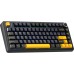 Клавиатура Aula F75 Gasket Greywood V3 switch Hot-Swap PBT Wireless/Bluetooth/USB Black (6948391208626)