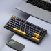 Клавиатура Aula F75 Gasket Greywood V3 switch Hot-Swap PBT Wireless/Bluetooth/USB Black (6948391208626)