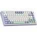 Клавиатура Aula F75 Gasket Greywood V3 switch Hot-Swap PBT Wireless/Bluetooth/USB White (6948391208640)