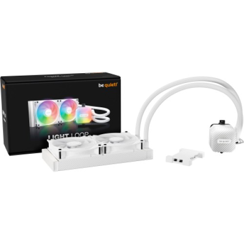 Система жидкостного охлаждения Be quiet! LIGHT LOOP 240mm білий (BW021)