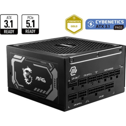 Блок питания MSI 1250W (MAG A1250GL PCIE5)