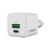 Зарядное устройство Canyon CU20AC GaN 20W 1xPD 1xQC EU White (CNS-CUW20AC)