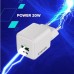 Зарядное устройство Canyon CU20AC GaN 20W 1xPD 1xQC EU White (CNS-CUW20AC)