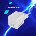 Зарядное устройство Canyon CU20C GaN 20W 1xPD EU White (CNS-CUW20C)
