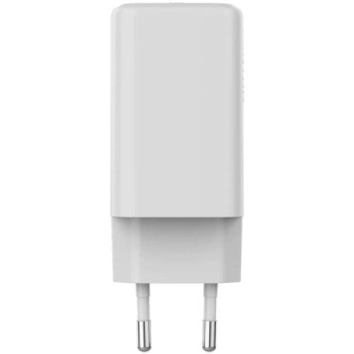 Зарядное устройство Canyon CU65ACC GaN 65W 2xPD 1xQC EU White (CNS-CUW65ACC)