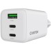 Зарядное устройство Canyon CU65ACC GaN 65W 2xPD 1xQC EU White (CNS-CUW65ACC)