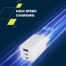 Зарядное устройство Canyon CU65ACC GaN 65W 2xPD 1xQC EU White (CNS-CUW65ACC)
