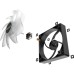Кулер для корпуса MONTECH GF120 PWM BLACK