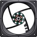 Кулер для корпуса JONSBO FR-505BR Reverse ARGB Black