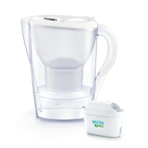 Фильтр-кувшин Brita Marella Memo MXPro 2.4л (1.4л води) з фільтр-картриджем 3шт, білий (1052791)