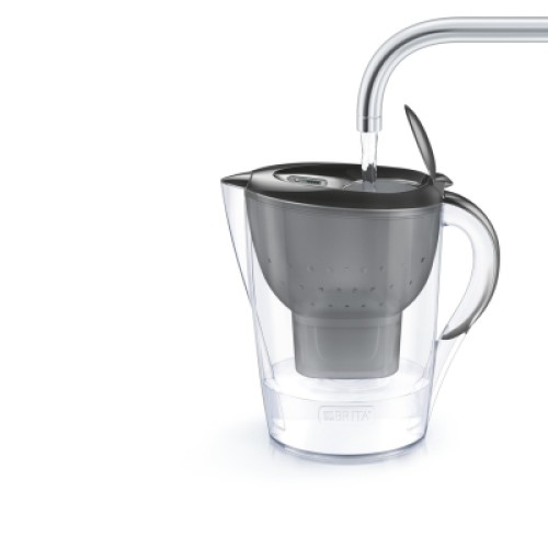 Фильтр-кувшин Brita Marella Memo MXPro 2.4л (1.4л води) з фільтр-картриджем 3шт, графіт (1052796)