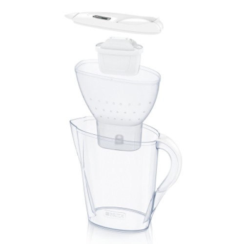 Фильтр-кувшин Brita Marella Memo MXPro 2.4л (1.4л води) з фільтр-картриджем, білий (1052789)
