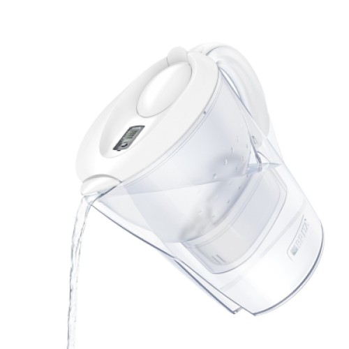 Фильтр-кувшин Brita Marella Memo MXPro 2.4л (1.4л води) з фільтр-картриджем, білий (1052789)