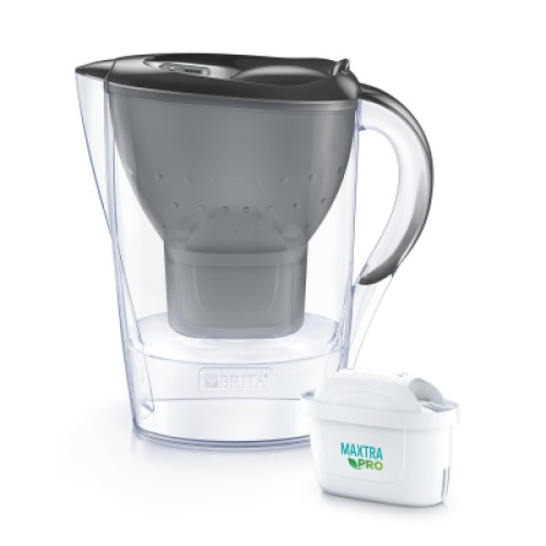 Фильтр-кувшин Brita Marella Memo MXPro 2.4л (1.4л води) з фільтр-картриджем, графіт (1052794)