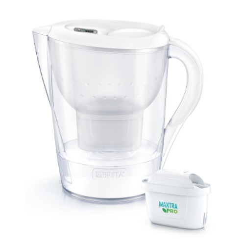 Фильтр-кувшин Brita Marella XL Memo MXPro 3.5л (2л води) з фільтр-картриджем, білий (1052778)