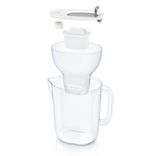 Фильтр-кувшин Brita Style XL LED MXPro 3.6л (2.3л очищеної води) з фільтр-картриджем, сірий (1052803)