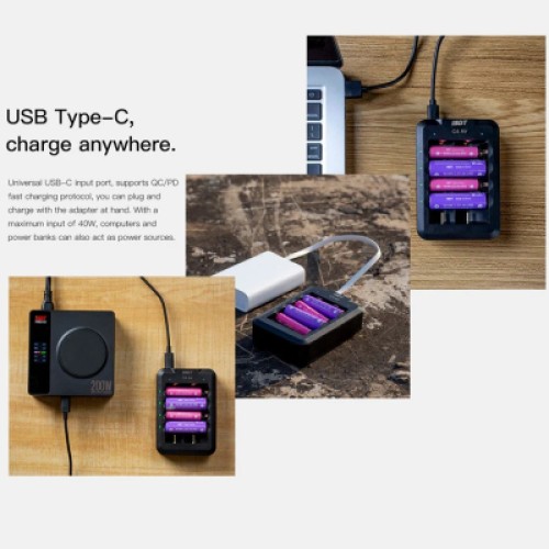Зарядное устройство для аккумуляторов iSDT C4 Air Quick Battery Charger (iSDT-C4)