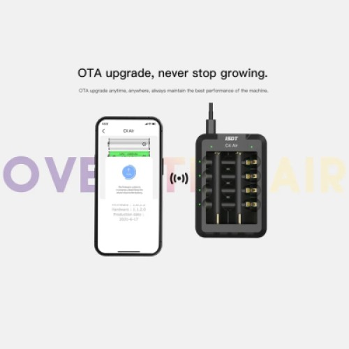 Зарядное устройство для аккумуляторов iSDT C4 Air Quick Battery Charger (iSDT-C4)