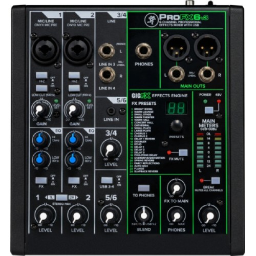 Микшерный пульт Mackie PROFX6V3 (229432)