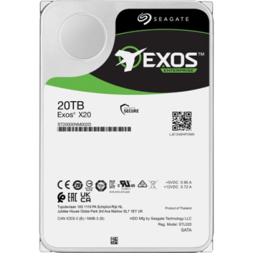 Жесткий диск 3.5" 20TB Seagate (ST20000NM001E)