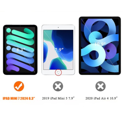 Чехол для планшета BeCover Apple iPad Mini 7 2024 Light Blue (712431)