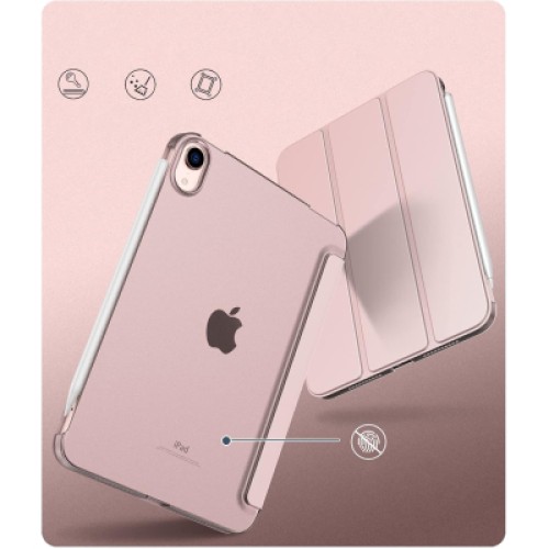 Чехол для планшета BeCover Tri Fold Hard Apple iPad Mini 7 2024 Pink (712454)