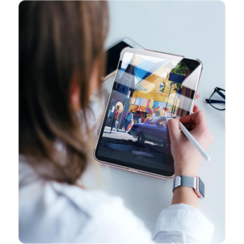 Чехол для планшета BeCover Tri Fold Hard Apple iPad Mini 7 2024 Pink (712454)